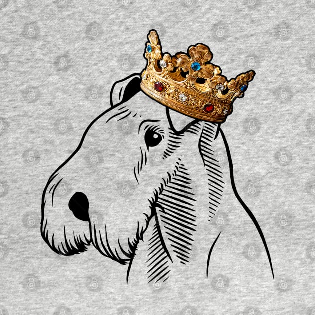 Lakeland Terrier Dog King Queen Wearing Crown by millersye